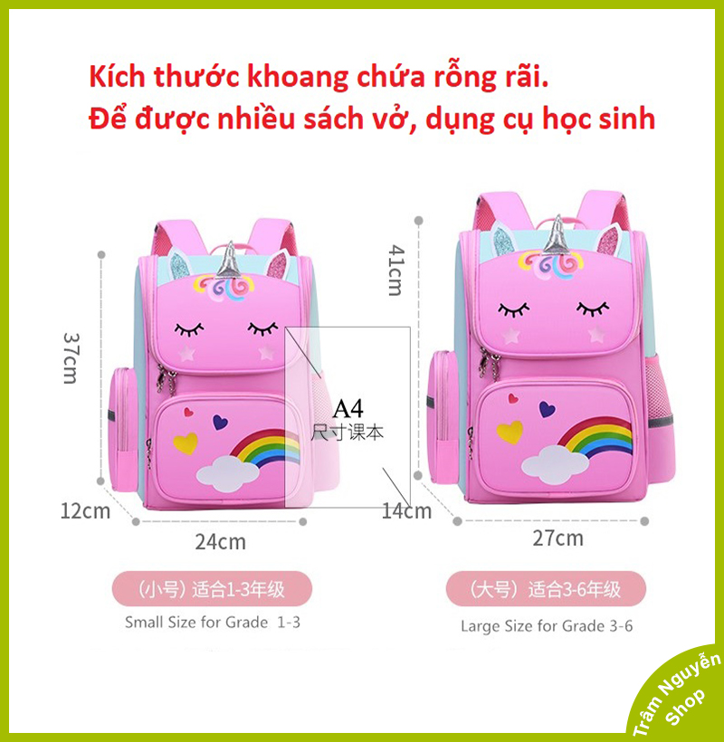 Balo Chống Gù Lưng Cho Các Bé Đến Trường