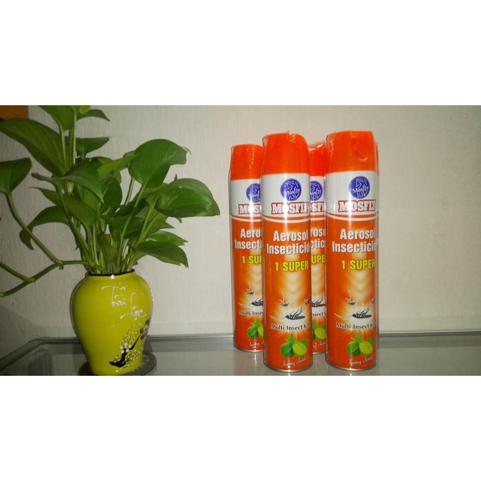 Bình xịt muỗi, côn trùng MOSFLY 600ml