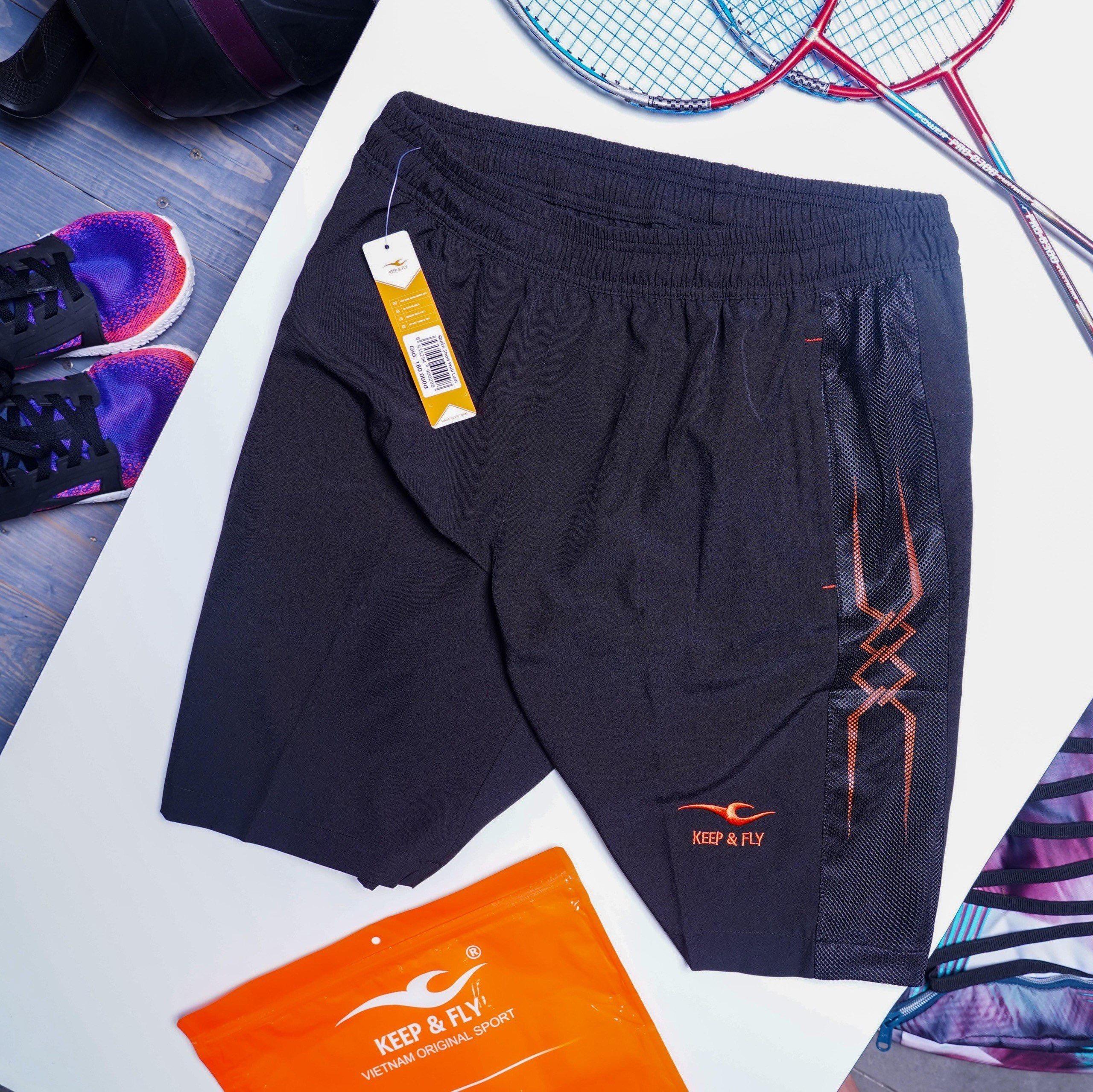 Quần Short Thể Thao Keep & Fly Phối Lưới Siêu Nhẹ