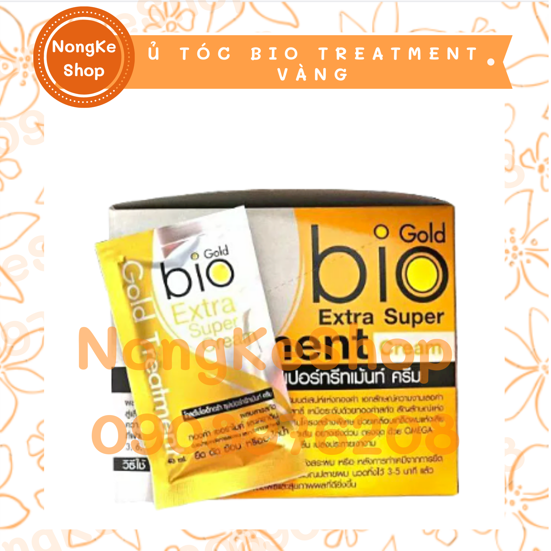 (100% Thái) Gói ủ tóc BIO TREATMENT Thái Lan