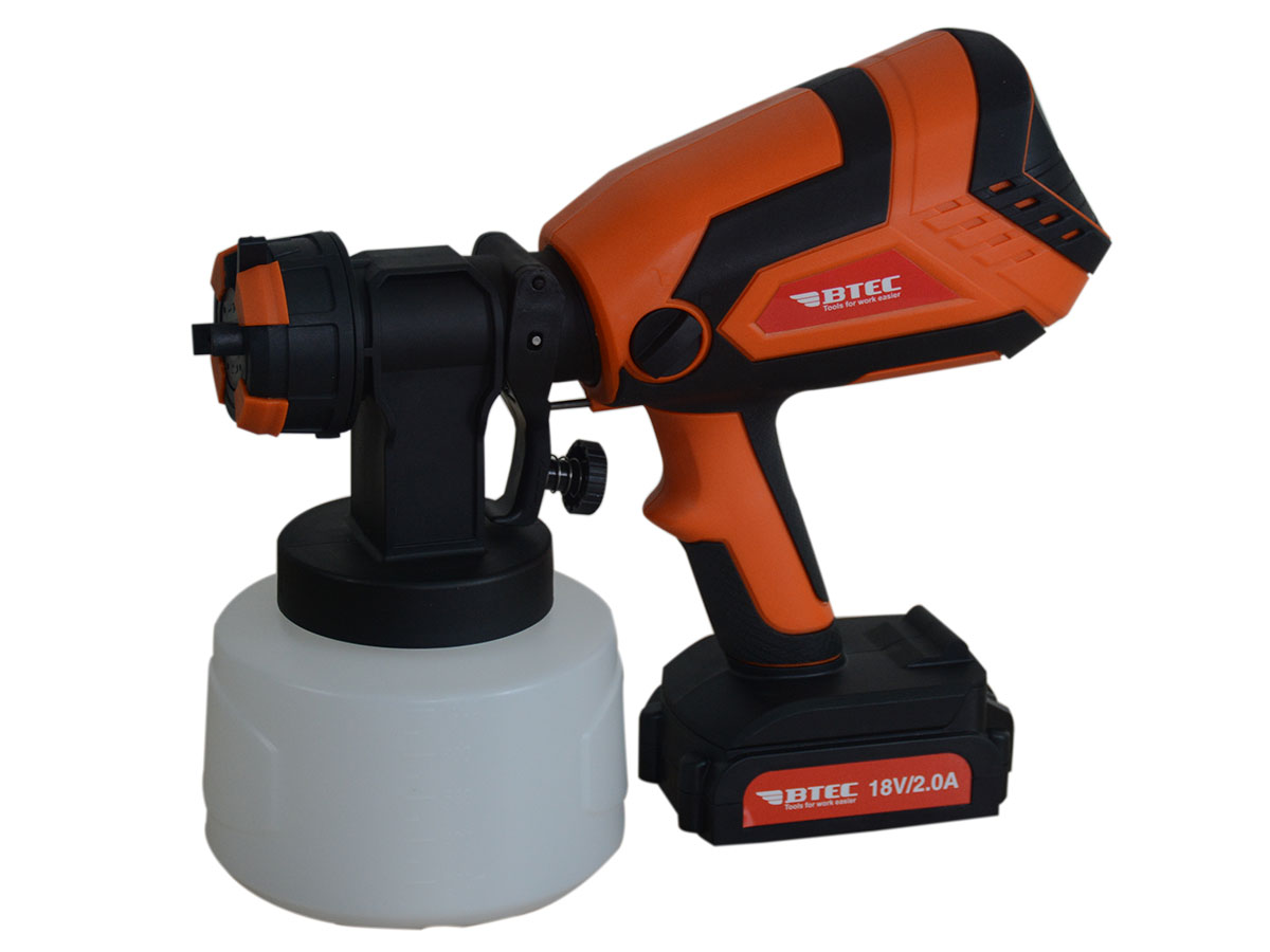 Máy phun sơn  xài pin BTEC BT16-18V