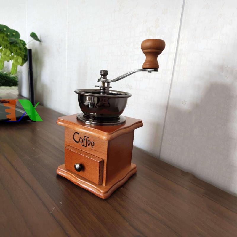 Grinder cafe mini, Coffee Mill beans hand crank, grinding machine coffe