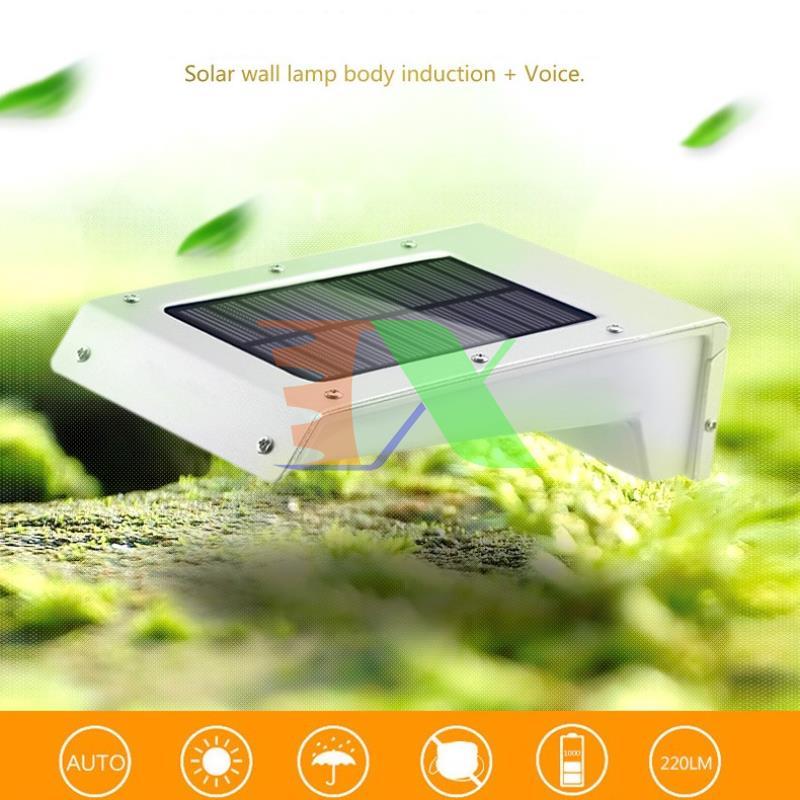 Solar lights Mar-20, integrated motion sensor, voice