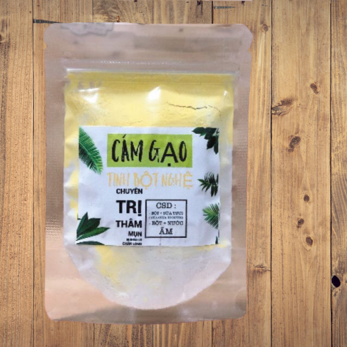 Tinh Nghệ Mix Tinh Cám Gạo - Da Khoẻ, Mờ Thâm Mụn (50~100g)