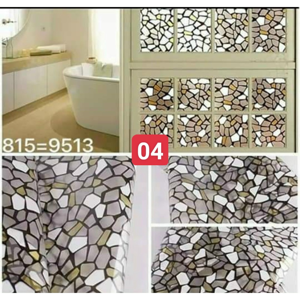 decan dán cửa kính, giấy dán kính 3d có nhiều mẫu