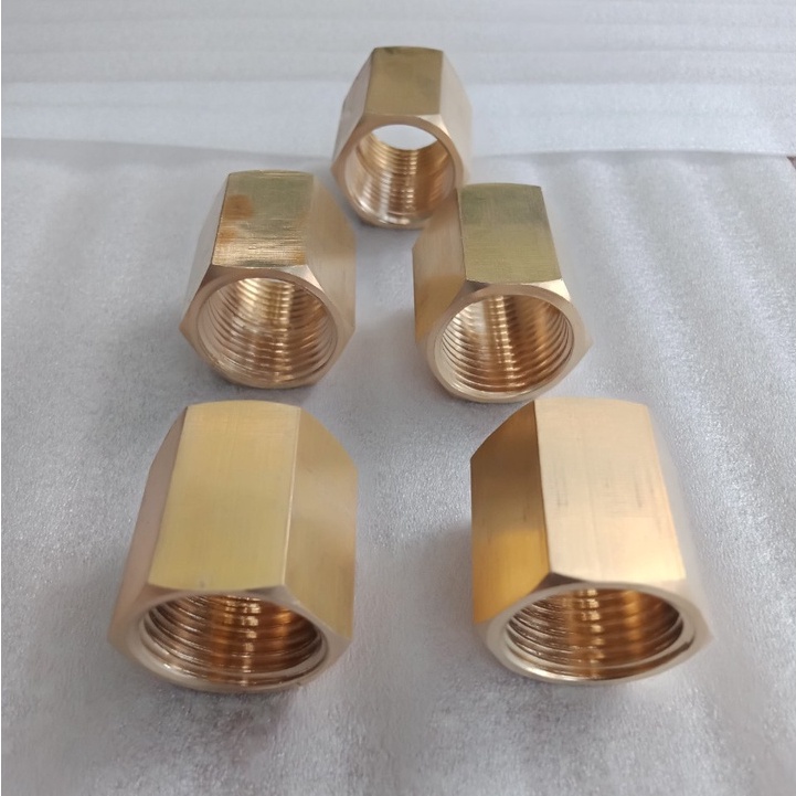 Nối ren trong 21mm( măng sông đồng thau)