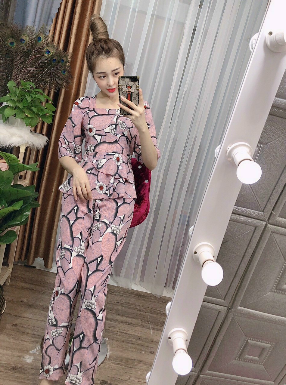 Sét bộ lụa tay lỡ-QH#setbonu
