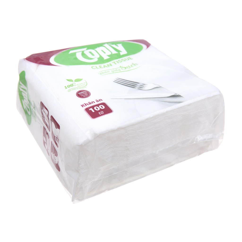 Khăn giấy ăn Toply 100 tờ