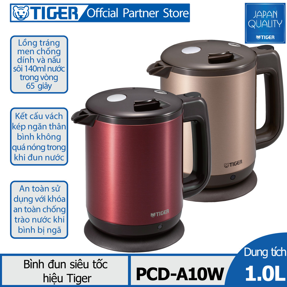 Bình đun siêu tốc Tiger PCD-A10W (1.0L)