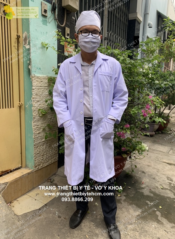 Áo blouse tay dài thân dài nam/nữ