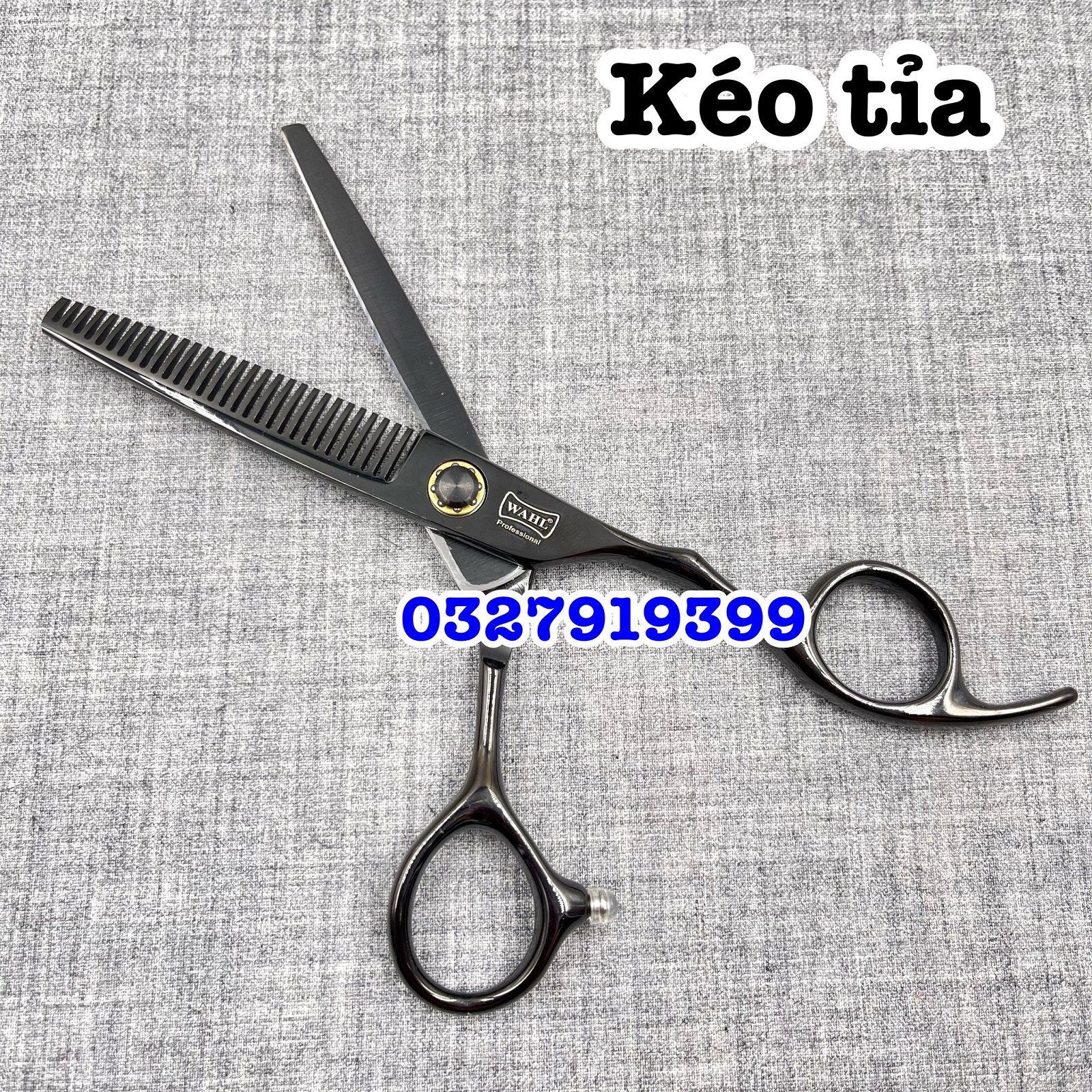 WAHL Kéo Cắt Tỉa Tóc Cao Cấp 6.0 in Thép Nhật S440 Độ Cứng Trên 62HRC Chất Lượng Tốt Nhất ( WAHL 38Đ )