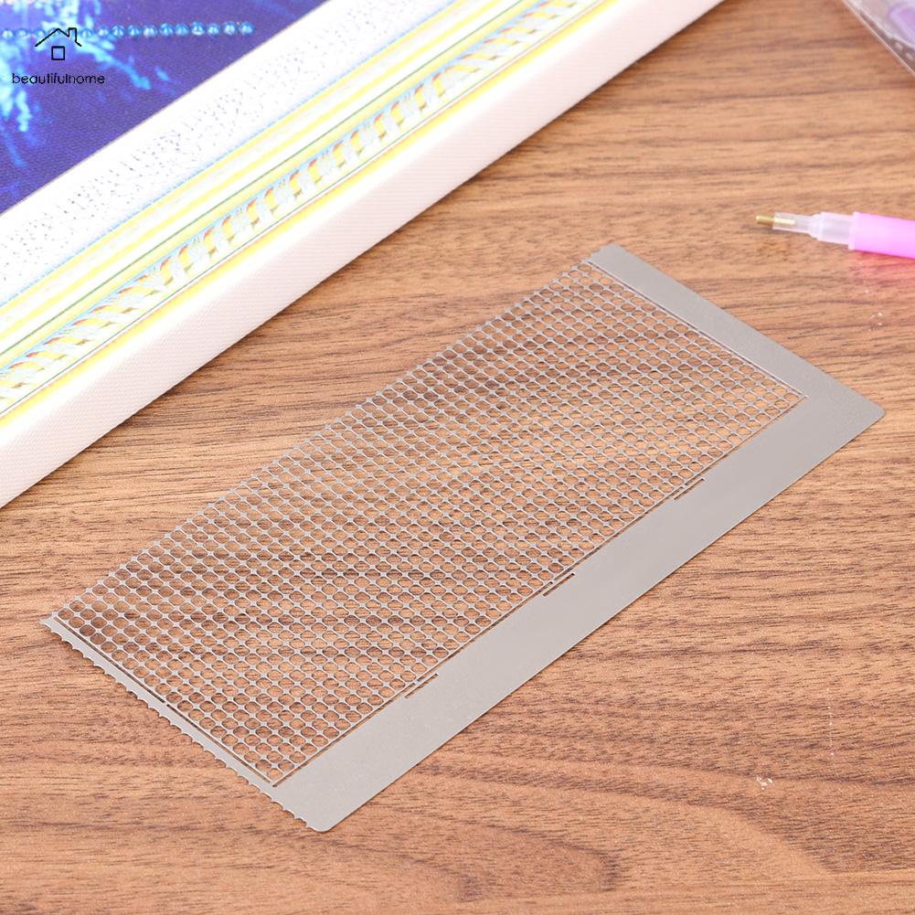 880 Holes Point Drill Ruler Diamond Painting Net Ruler Needlework Tool Embroidery Accessories