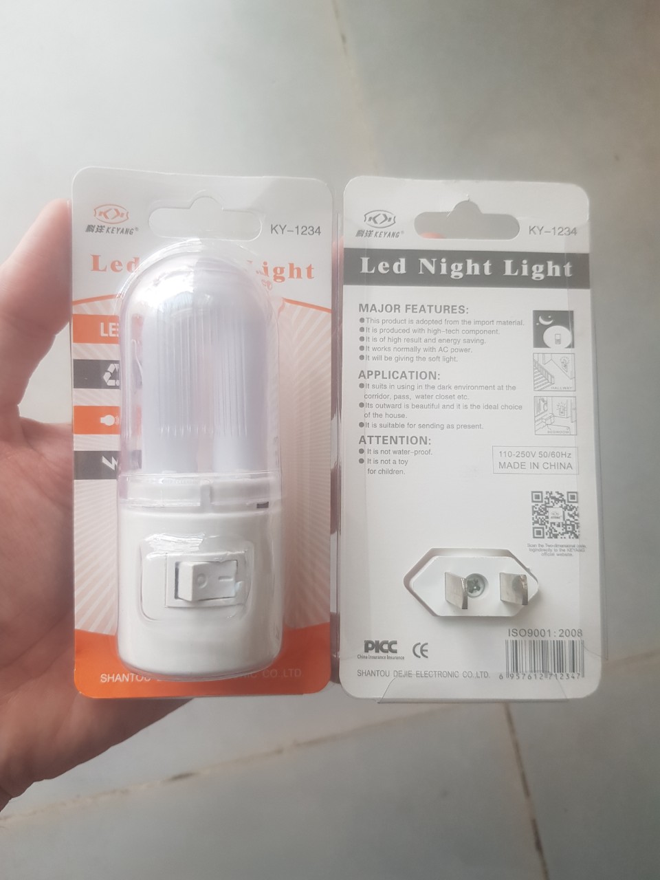 Đèn ngủ tròn bóng LED 3W