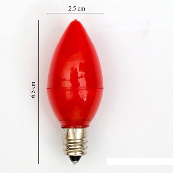 Bộ 10 bóng đèn quả nhót (đèn trái ớt) thắp ban thờ