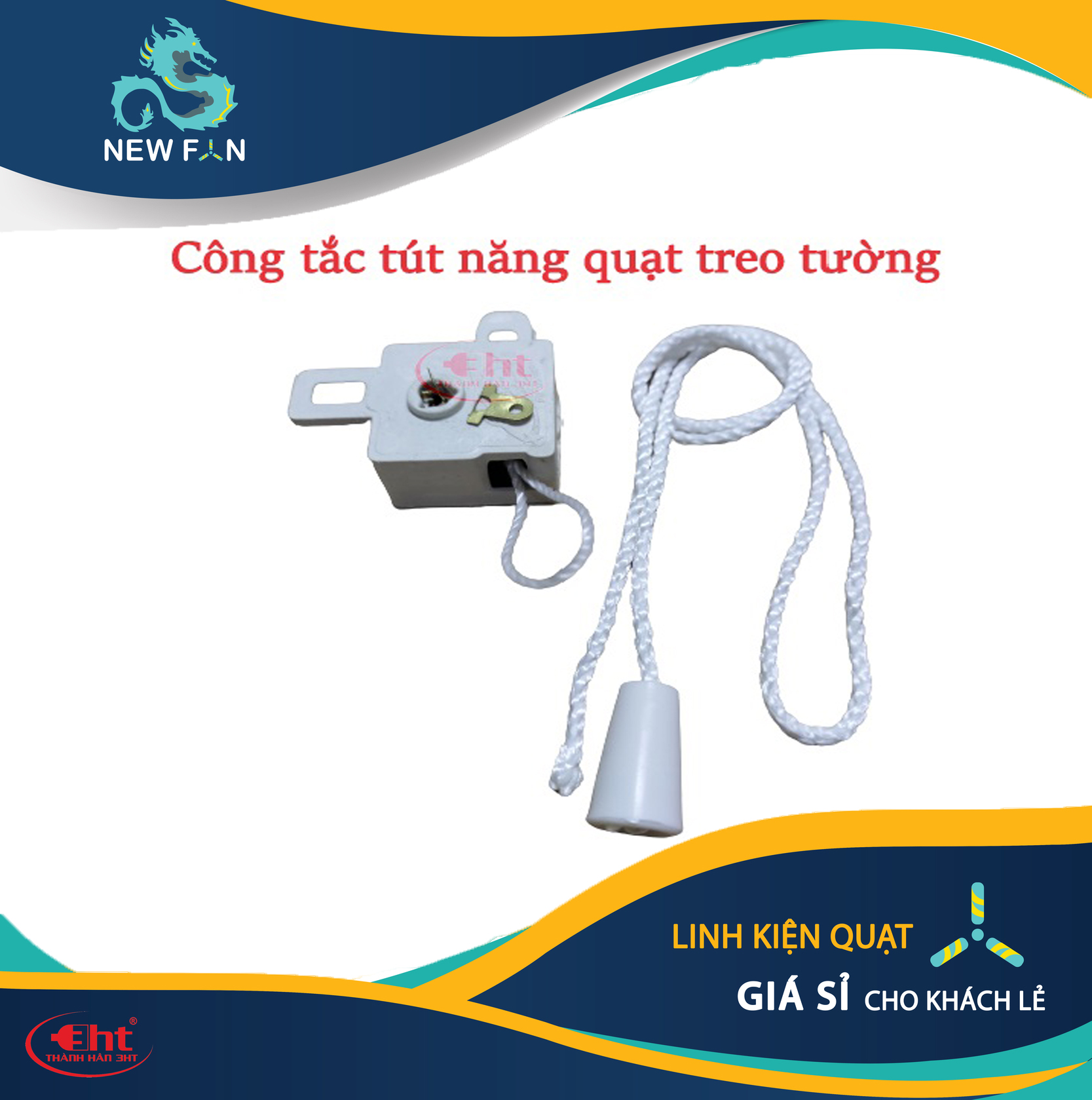 Công tắc tút năng quạt treo tường