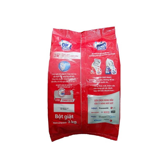Bột Giặt Omo Matic Cửa Trên 3Kg