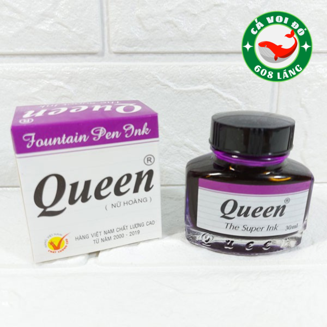 Mực Queen tím-đen-xanh