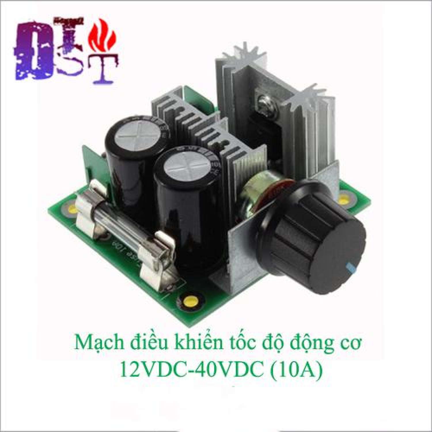 010 Mạch điều khiển tốc độ động cơ 12V DC-40V DC -10A