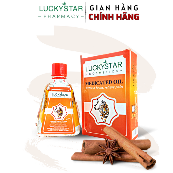 Dầu Gió Đỏ Lucky Star 7ml