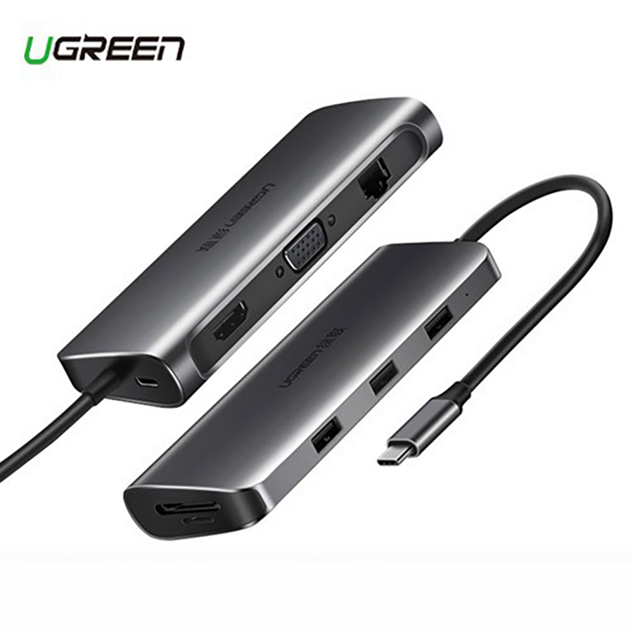 Hub đa năng USB Type C 6 in 1 Ugreen 40873 cao cấp - Hapugroup