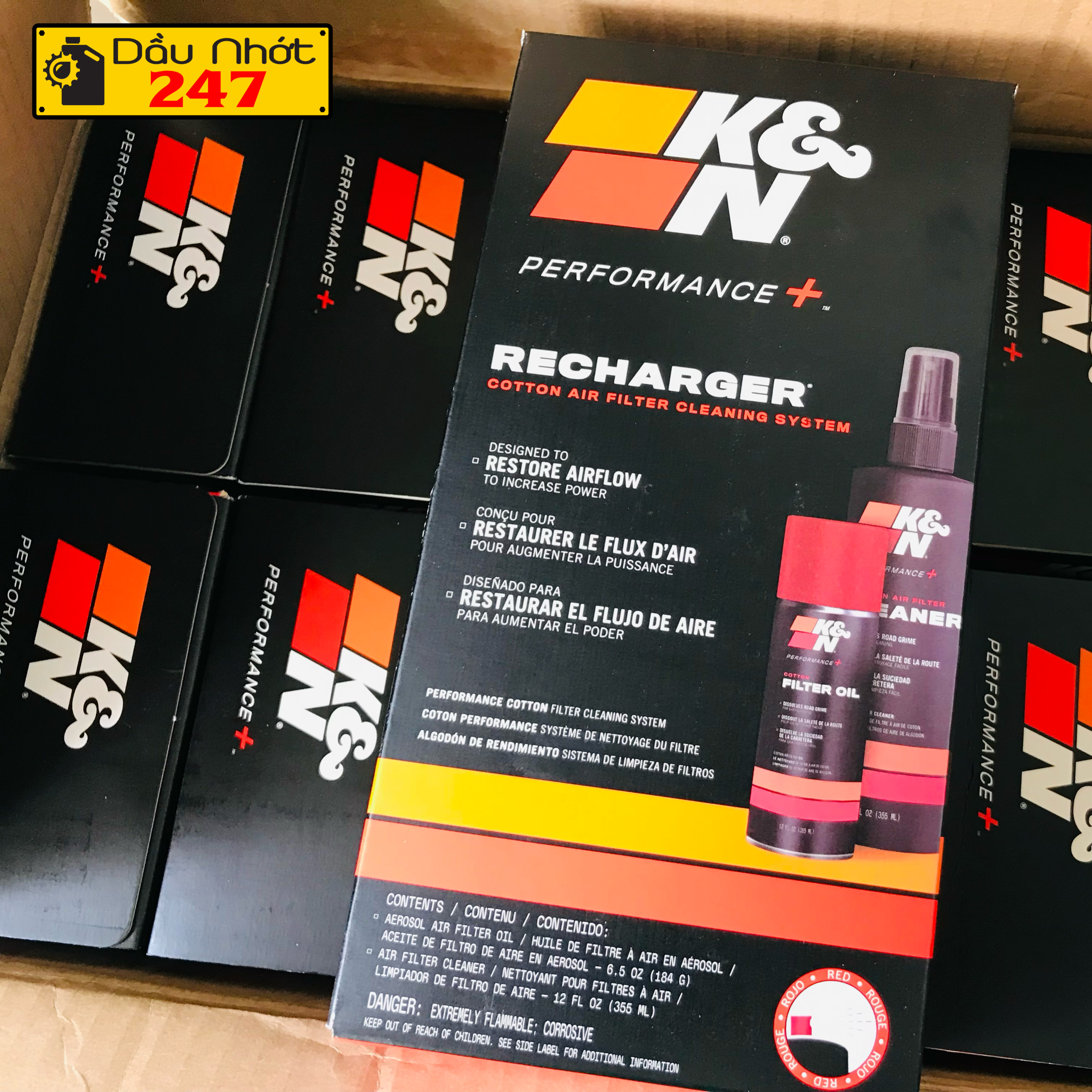 Bộ vệ sinh lọc gió KN K&N Air Filter Cleaning Kit