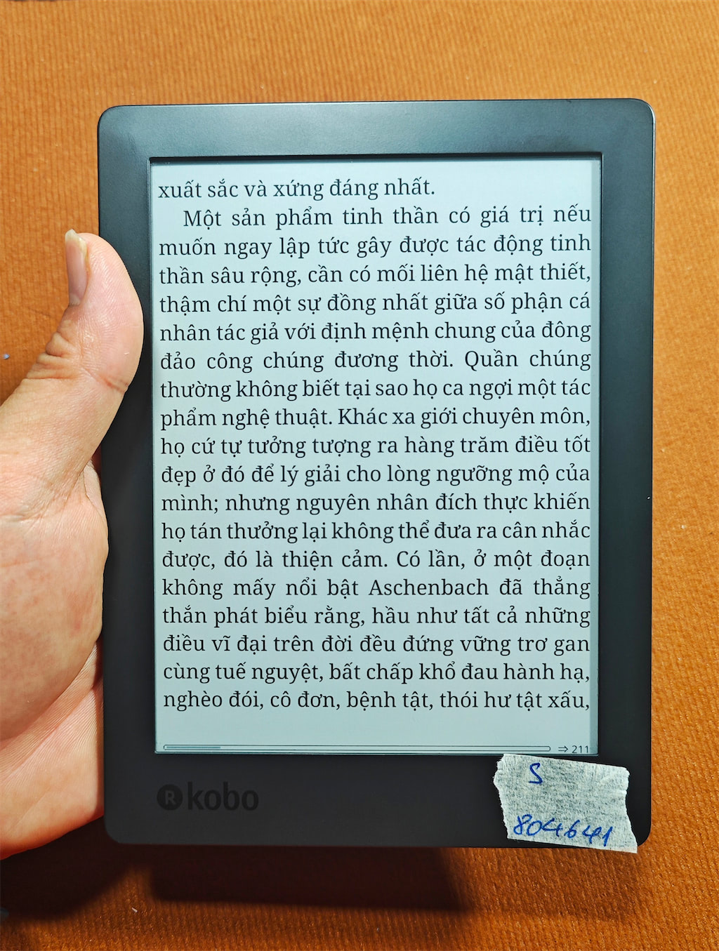 Máy Đọc Sách Kobo Aura H20 Edition 2 - 6.8inch - Đã Cài Koreader