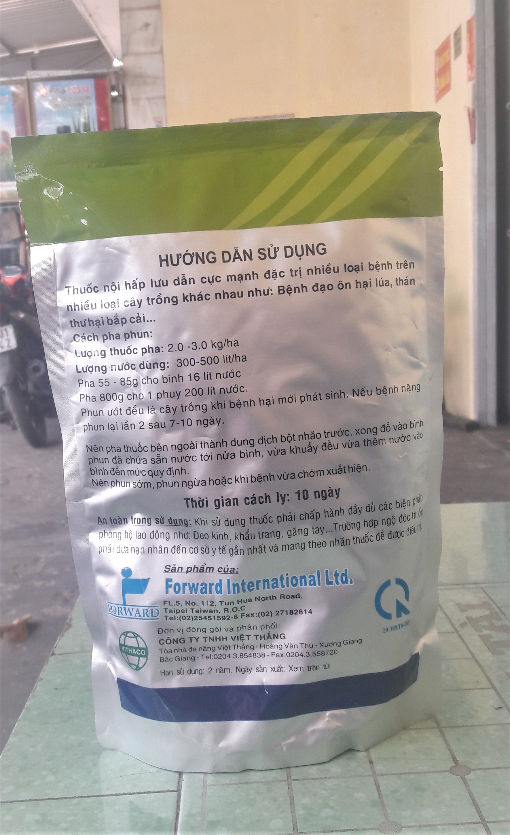 Thuốc trừ bệnh Forthane 80WP 1kg *Mancozeb xanh*