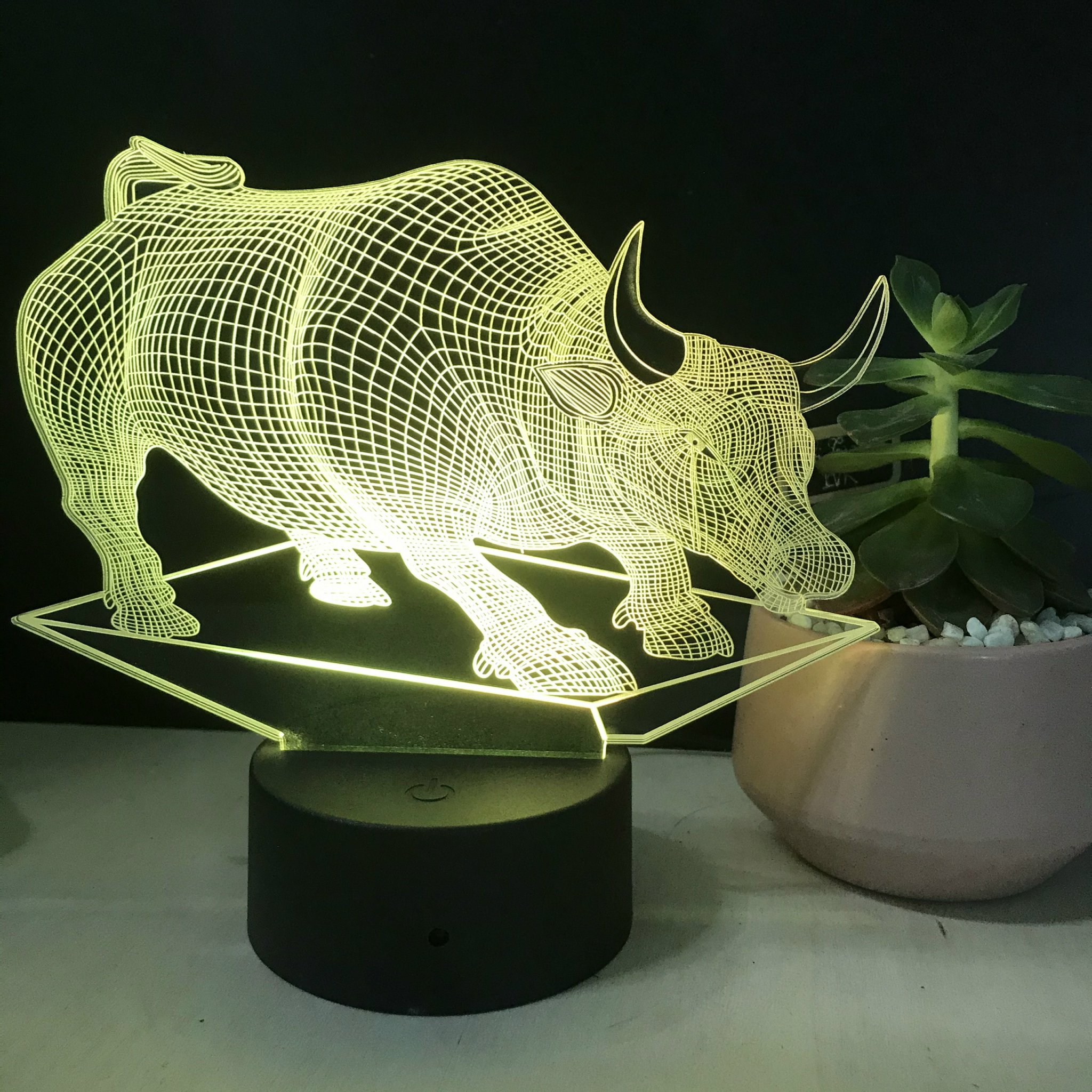 [HCM]Đèn led khắc hình con Trâu 3D đèn thờ tranh thư pháp Đèn led khắc hình theo yêu cầu đèn khắc hình cá nhânquà tặng sinh nhật quà cướitranh thư phápđèn để bànđèn ngủđèn trang trí quà tặng khai trương