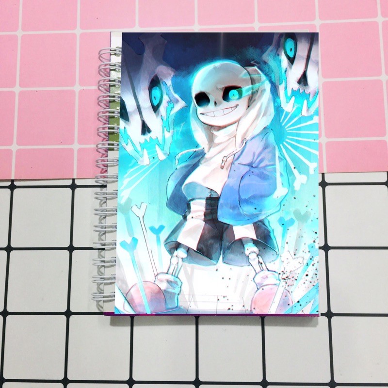 sổ tay in hình sans undertale 200 trang