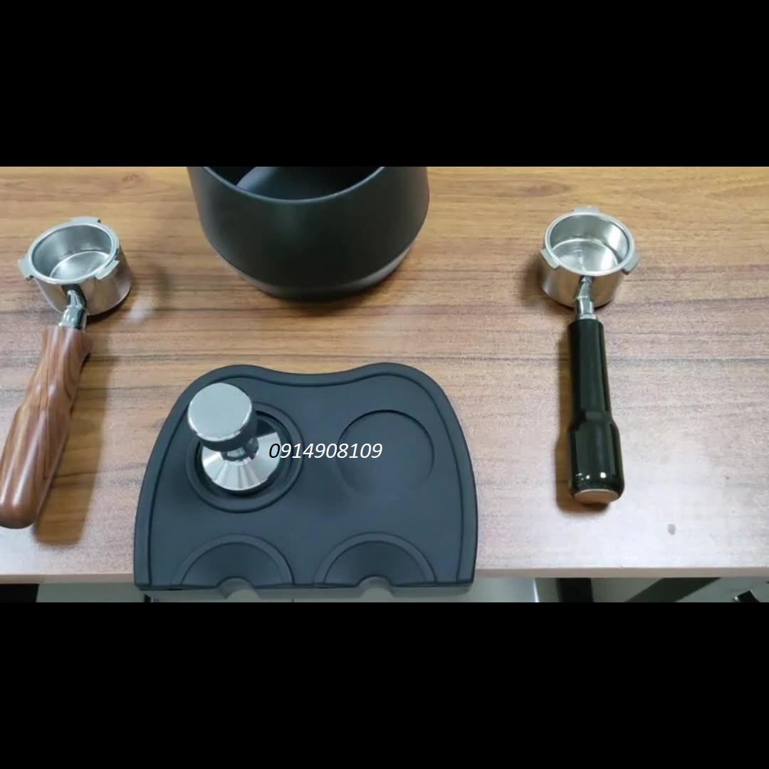 Tamper tay nén cafe espresso 58mm cao cấp (Inox 304 100%)