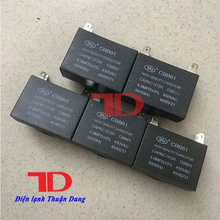 Combo 10 tụ Quạt 4.0uF, CAPA QUẠT 4.0