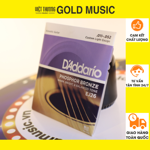 Dây Đàn Guitar Acoustic - D'Addario EJ26