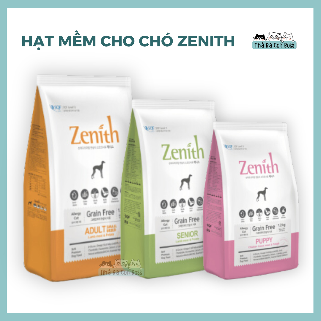 [1.2kg/3kg] Hạt Mềm Cho Chó Zenith