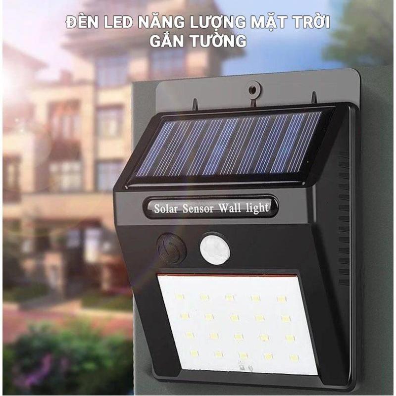 Đèn năng lượng mặt trời cảm biến hồng ngoại 30 led - 3 chế độ, đèn Led cảm ứng ngoài trời, đèn Led gắn tường, Đèn cảm ứng