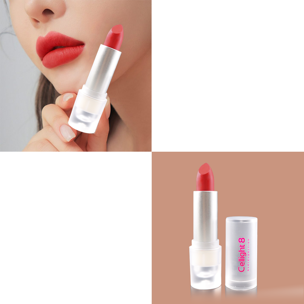 N805 - Mars - Đỏ Dâu                         Son thiên nhiên không chì Cellight 8