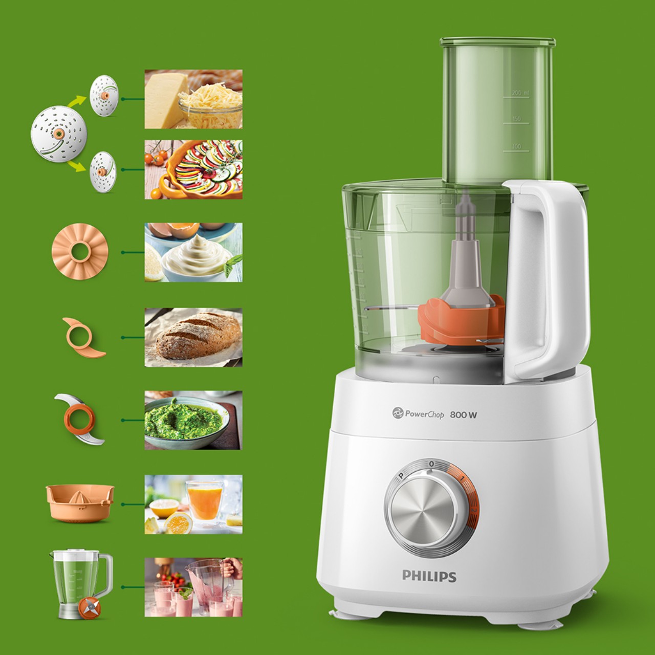 [Bảo Hành 24 Tháng] Máy Đa năng Philips HR7510 chính hãng