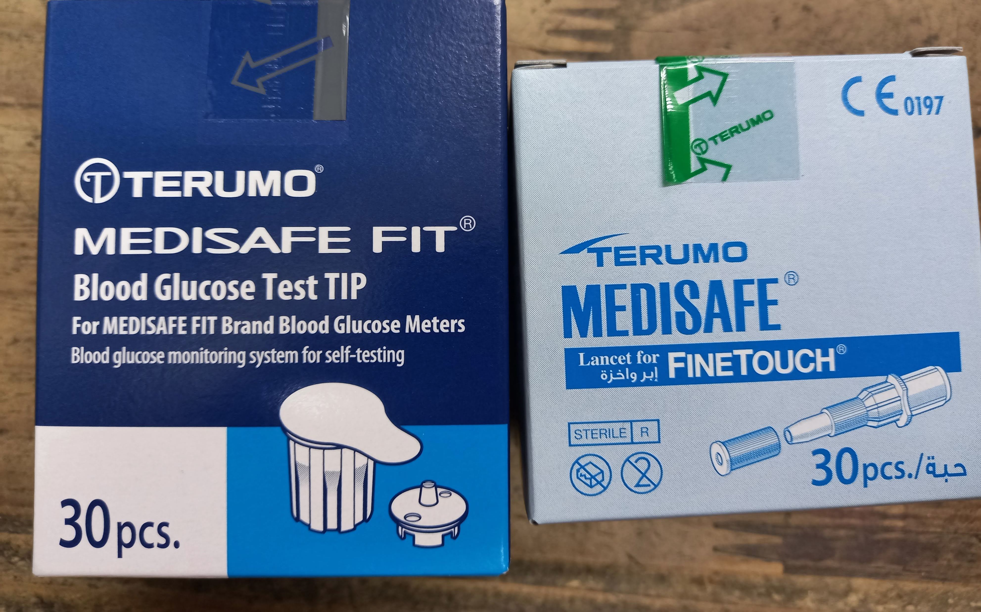 combo que + kim thử đường huyết Terumo FIT