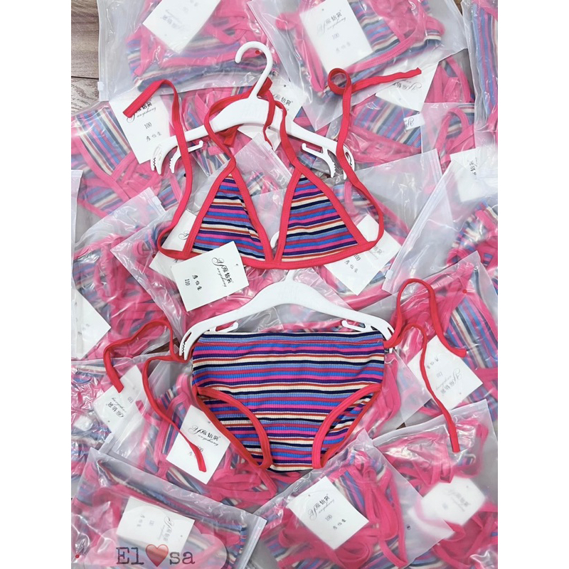 Set bikini/ đồ bơi thổ Cẩm bé gái đến 40kg