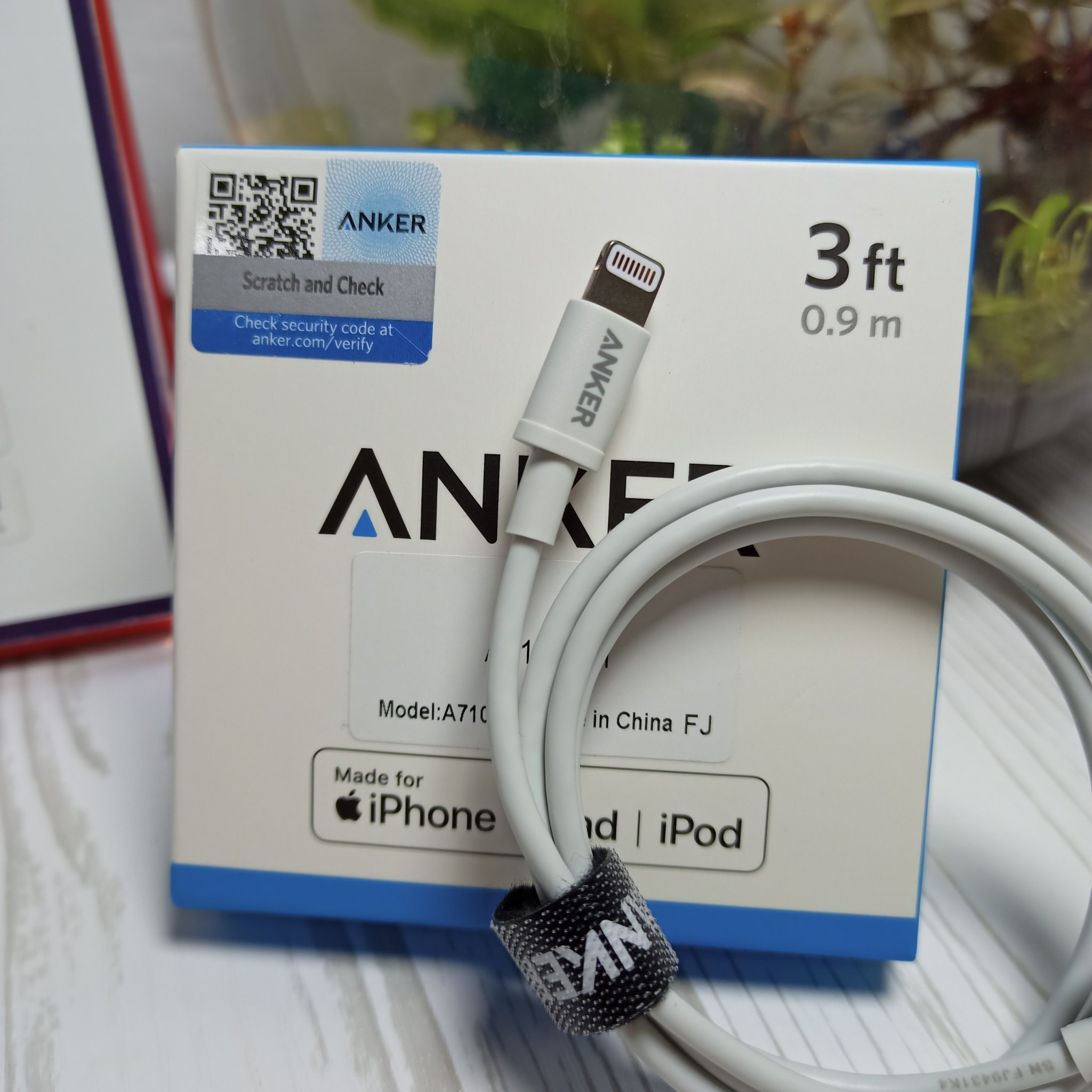 Dây Sạc ANKER Lightning A7101 Được Chứng Nhận MFi