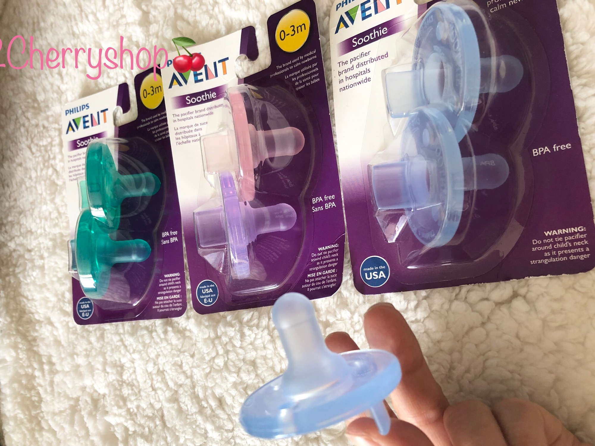 [Hàng Mỹ]Ty ngậm SOOTHIE Philips Avent 0-3M