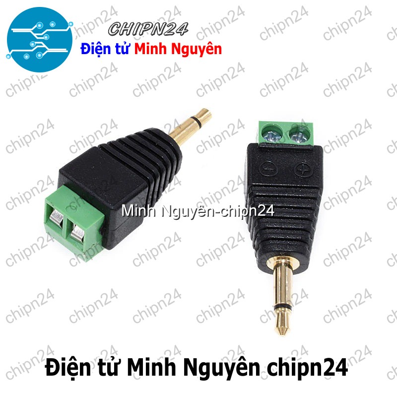 [1 cái] (F114) Jack chuyển Audio ra Domino (2.5MM/3.5MM 3 chân/4 chân Đực/Cái) - [Chọn Loại] - HHH.00178