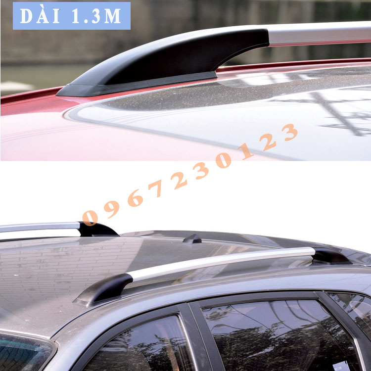 Bộ giá nóc ô tô, baga mui ô tô dán dọc cho xe 5 chỗ morning, spark, matiz, i10 size 1.3m