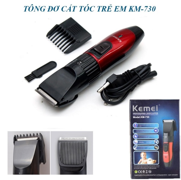 Tông Đơ Cắt Tóc Cho Bé Kemei KM 730 tông đơ hớt tóc cho gia đình chuyên nghiệp tỉa tóc hữu dụng cao cấp