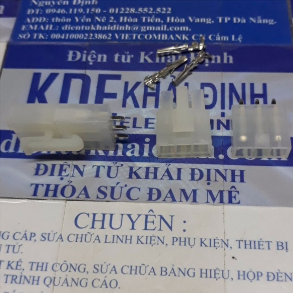 Bộ rời đầu nhựa đực, cái, lõi sắt, đầu nối, header 5557/5569 4.2mm 2p-24p kde4057