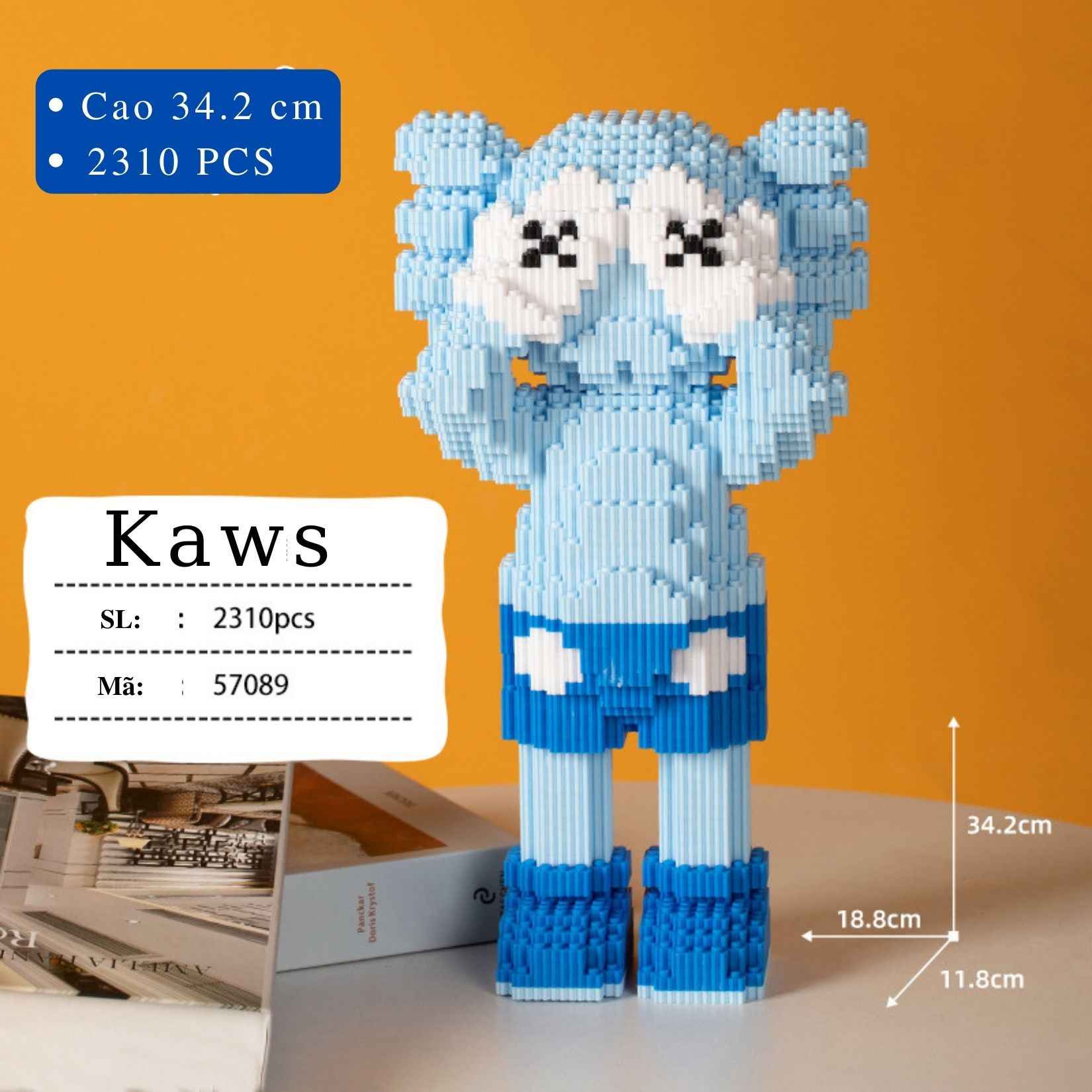Kaws Mô Hình Lắp Ghép Nhân Vật Kaws