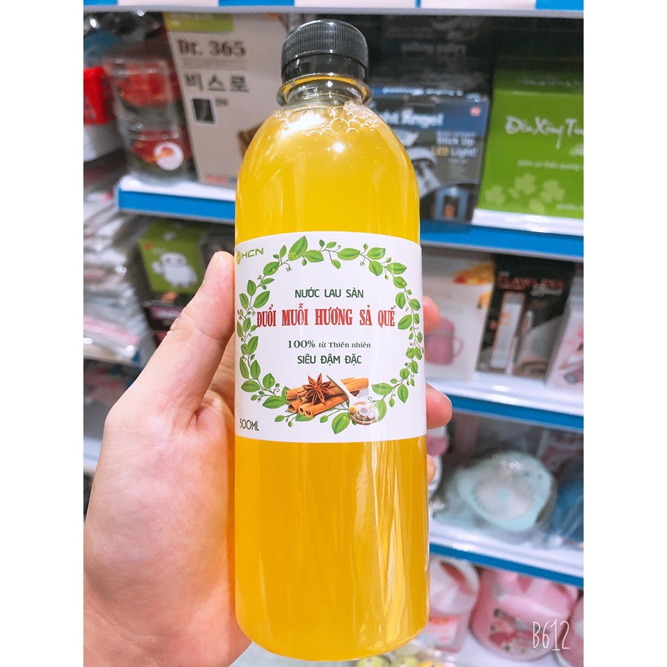 Lau sàn đuổi muỗi hương xả quế