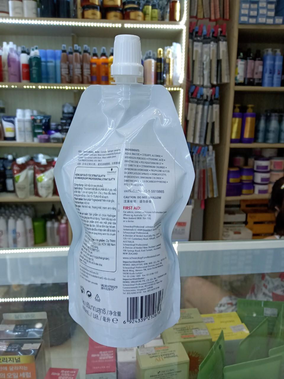 Kem dập duỗi tóc SCHWARZKOPF 400ml