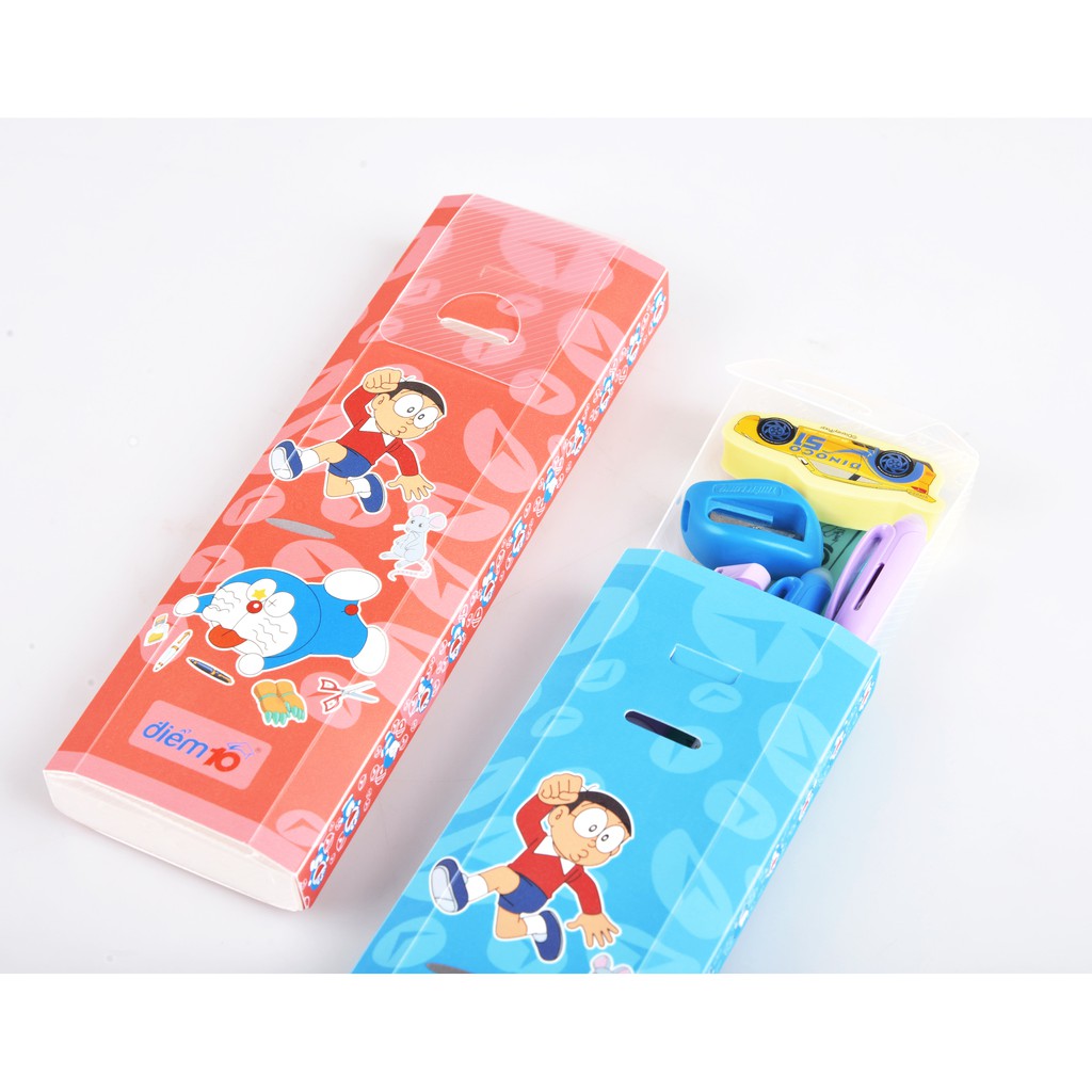 [HCM]Hộp viết điểm 10 TP-PCA014/do với hình ảnh nhân vật Doraemon - bản quyền cam kết hàng đúng mô tả chất lượng đảm bảo không chứa hóa chất độc hại an toàn cho trẻ em