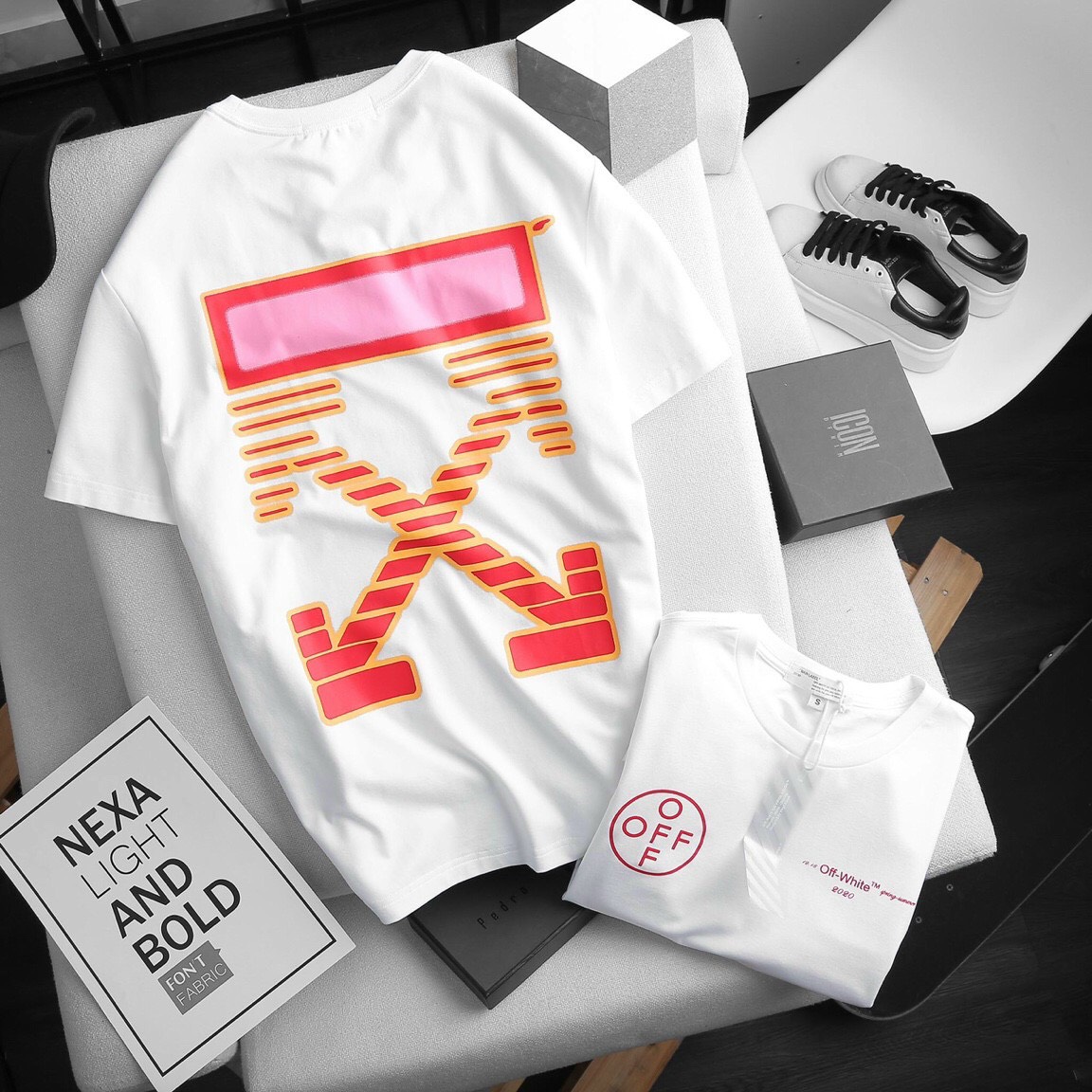 [FREESHIP MAX] Áo thun OFF WHITE áo phông OFF WHITE dáng Unisex  (JUSTINSHOP.VN)