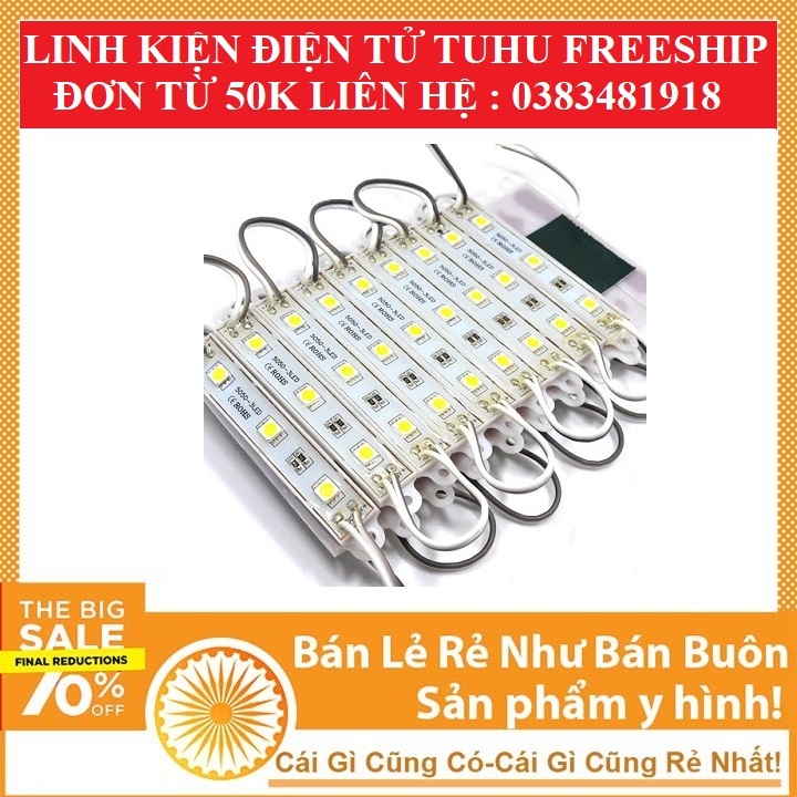 Led hắt siêu sáng 5054 12V - 3 Bóng Siêu Sáng